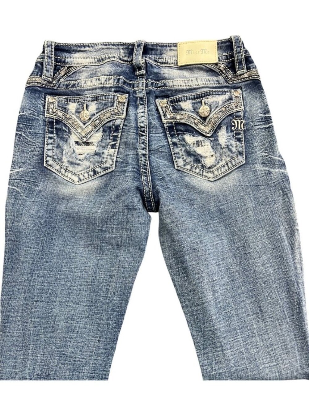 Miss Me Women's Curvy Ankle Skinny Jeans Size 28